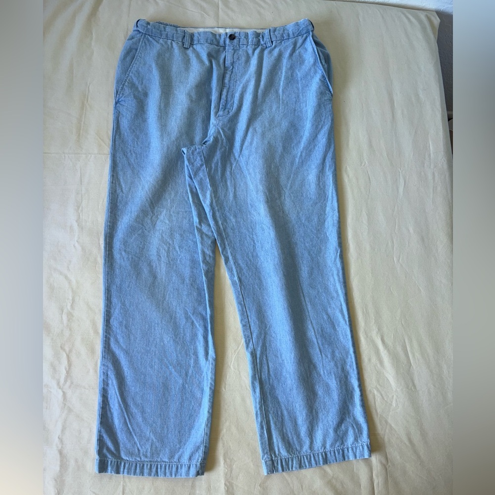 Hangar Generations Dallas TX Men's Light Blue Chinos Size 38 X 31 - Picture 10 of 16
